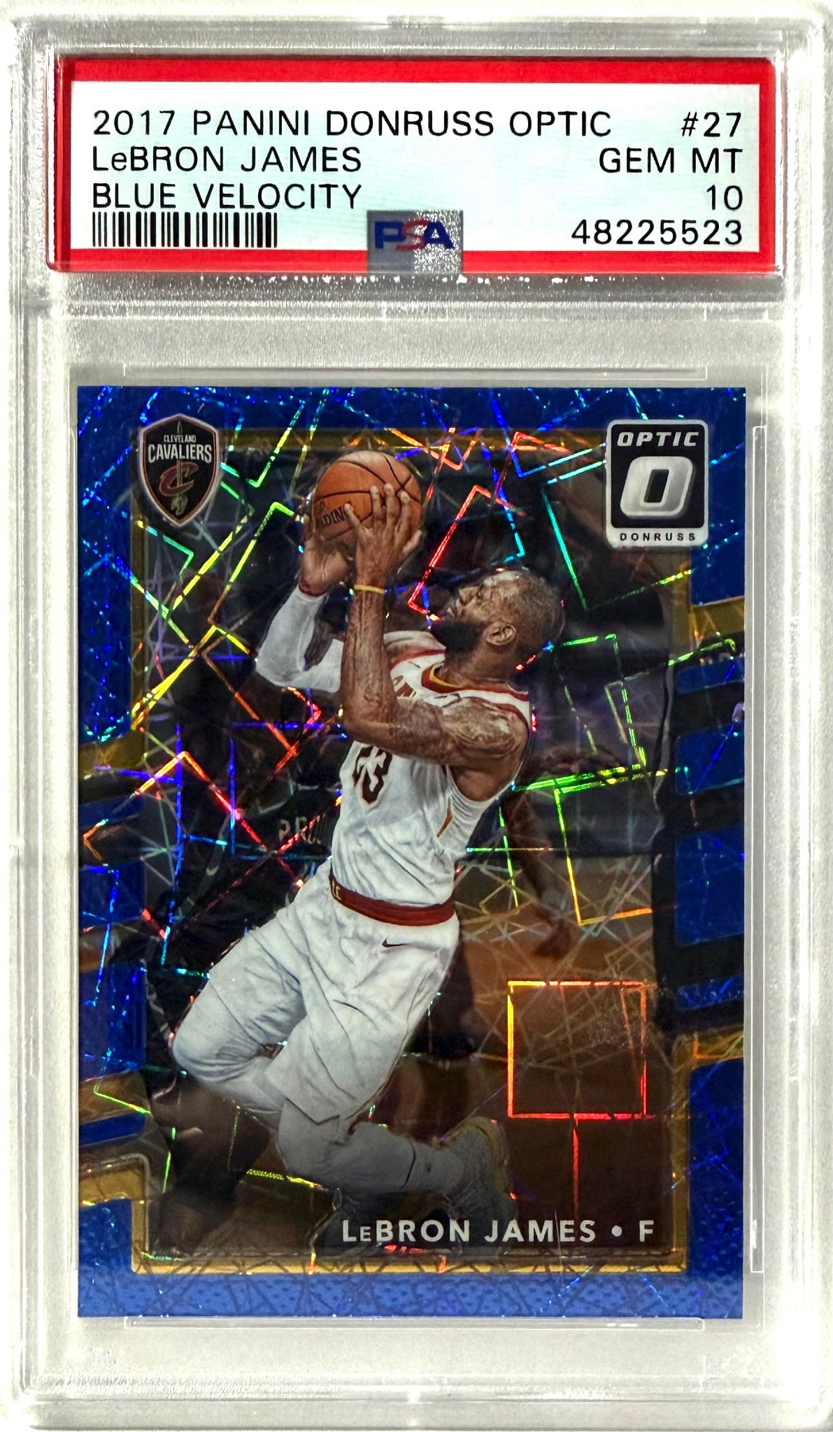 2017-18 Donruss Optic Donruss #27 LeBron James PSA 10