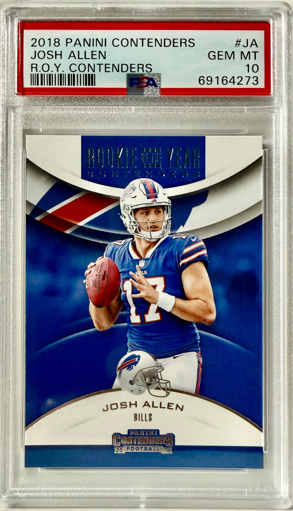 2018 Panini Contenders Panini #RYA-JA Josh Allen PSA 10
