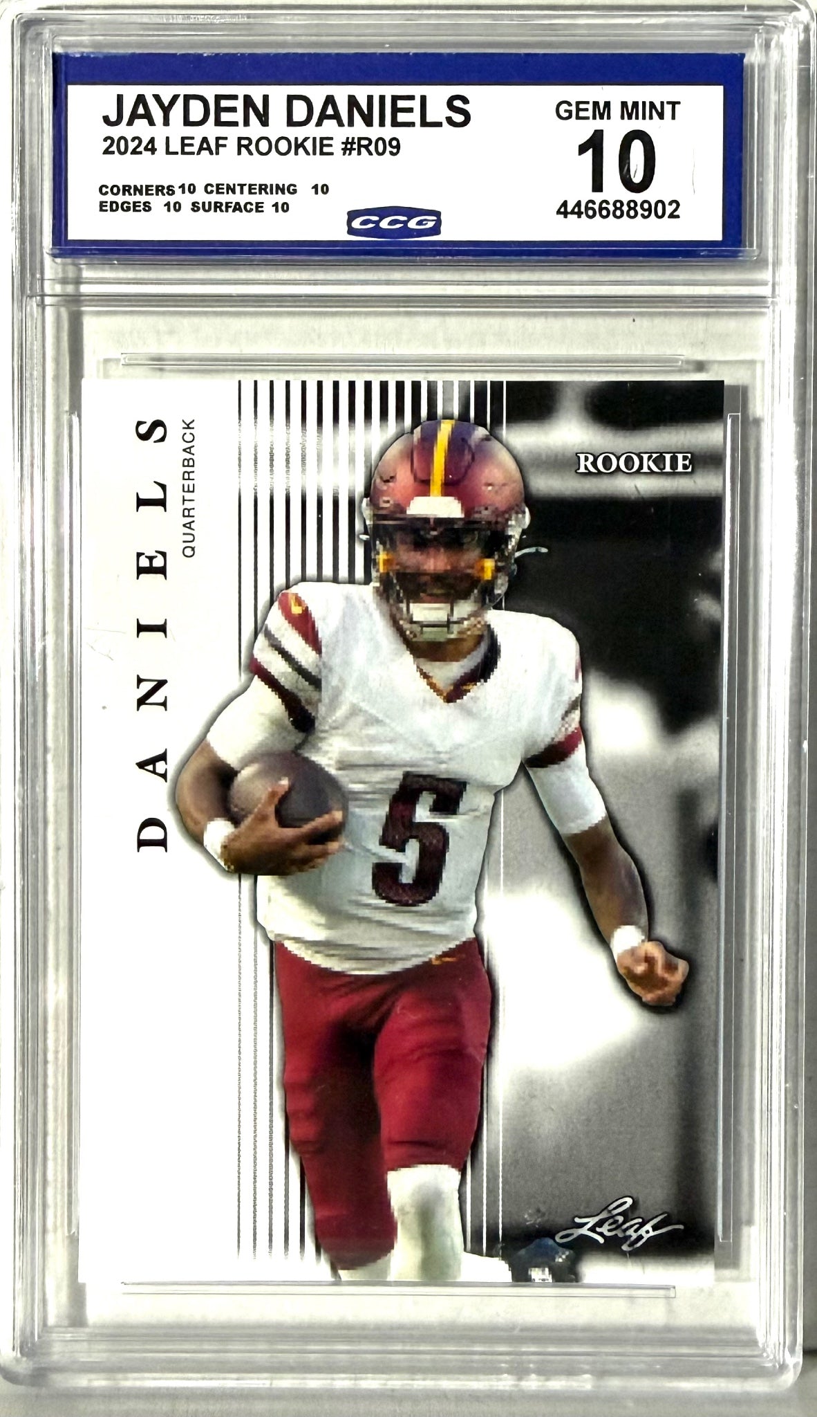 2024 Leaf Special Release Rookie Achievement Leaf #RA-24 Jayden Daniels Other 10