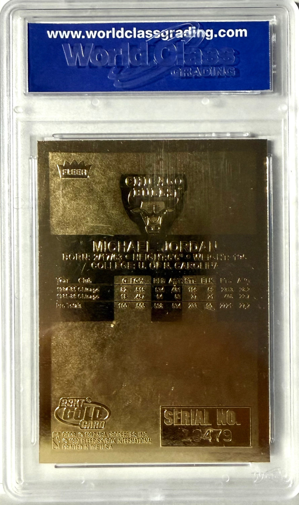 1998 Fleer 23KT #10479 Michael Jordan Other 10